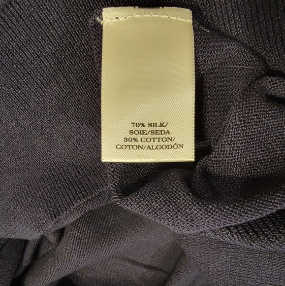 Ann Taylor Lightweight Silk/Cotton Short Sleeve Cardigan Size XXL - Picture 7 of 9